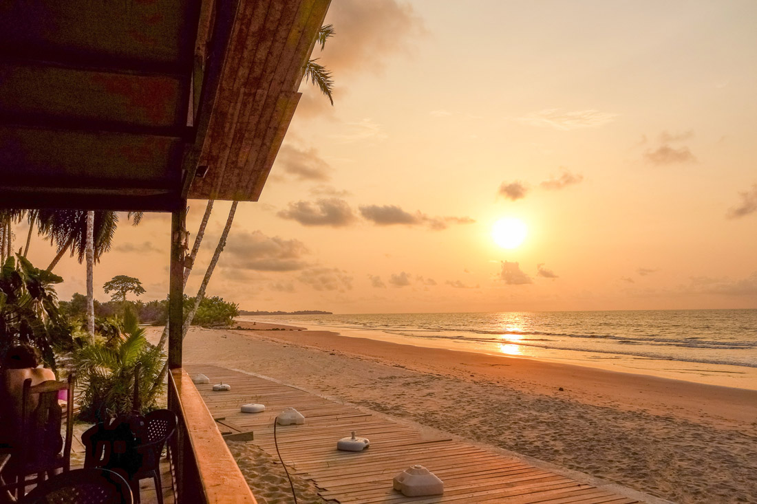 Breathtaking Bome beach view in Bata, Equatorial Guinea