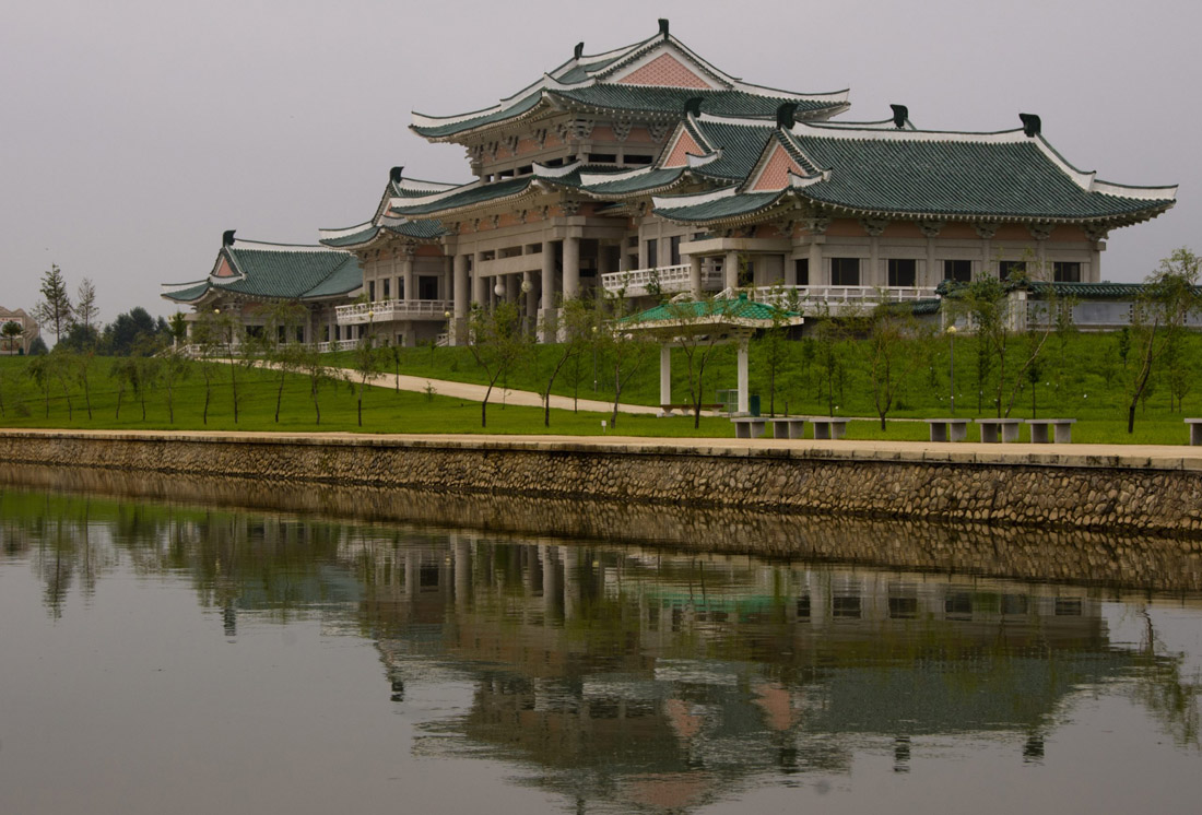 Ethnographic park in Pyongyang, North Korea, showcasing the cultural heritage of the region.