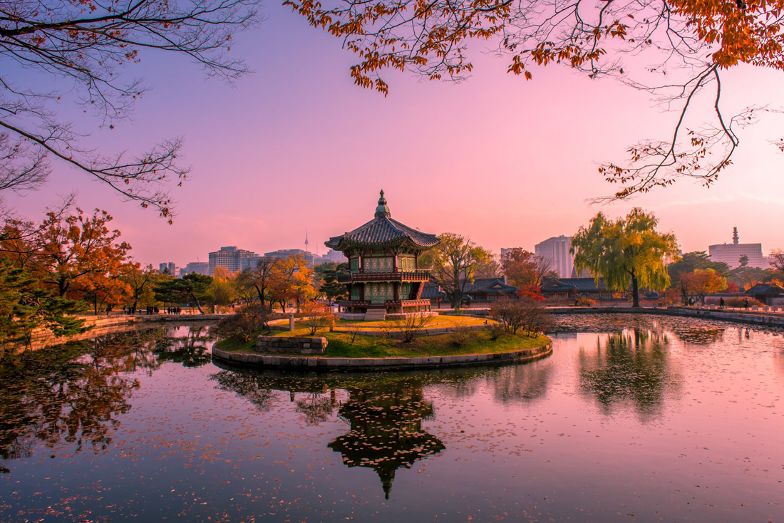 Gyeongbokgung Palace in Seoul, Korea, a majestic symbol of Korean history and culture