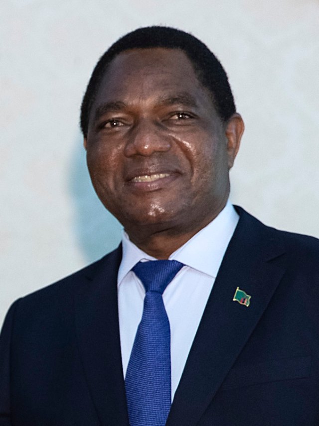 Hakainde Hichilema, President of Zambia